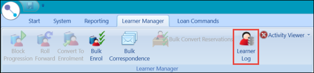 Learner Log Button